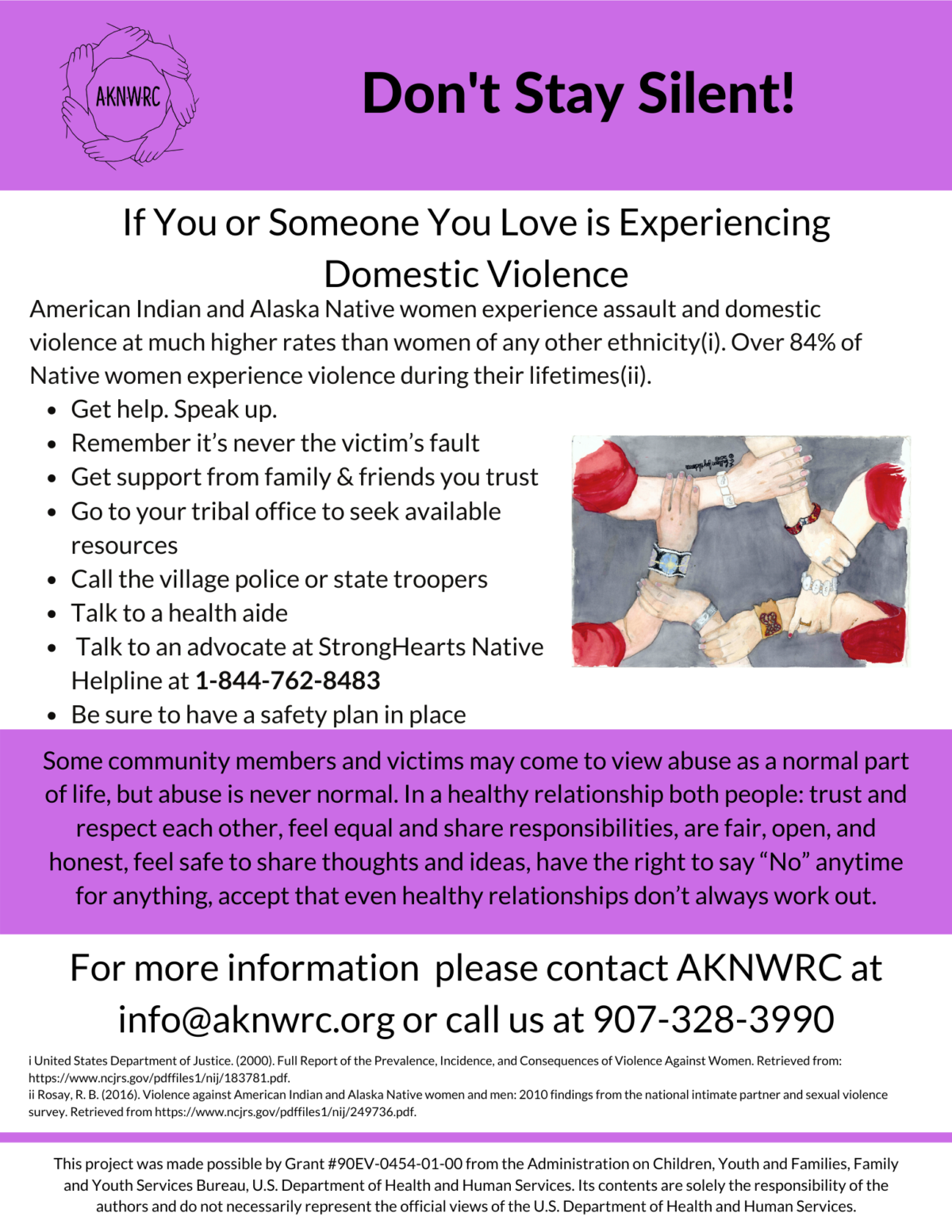 AKNWRC Domestic Violence FactSheet | Alaska Native Women's Resource Center